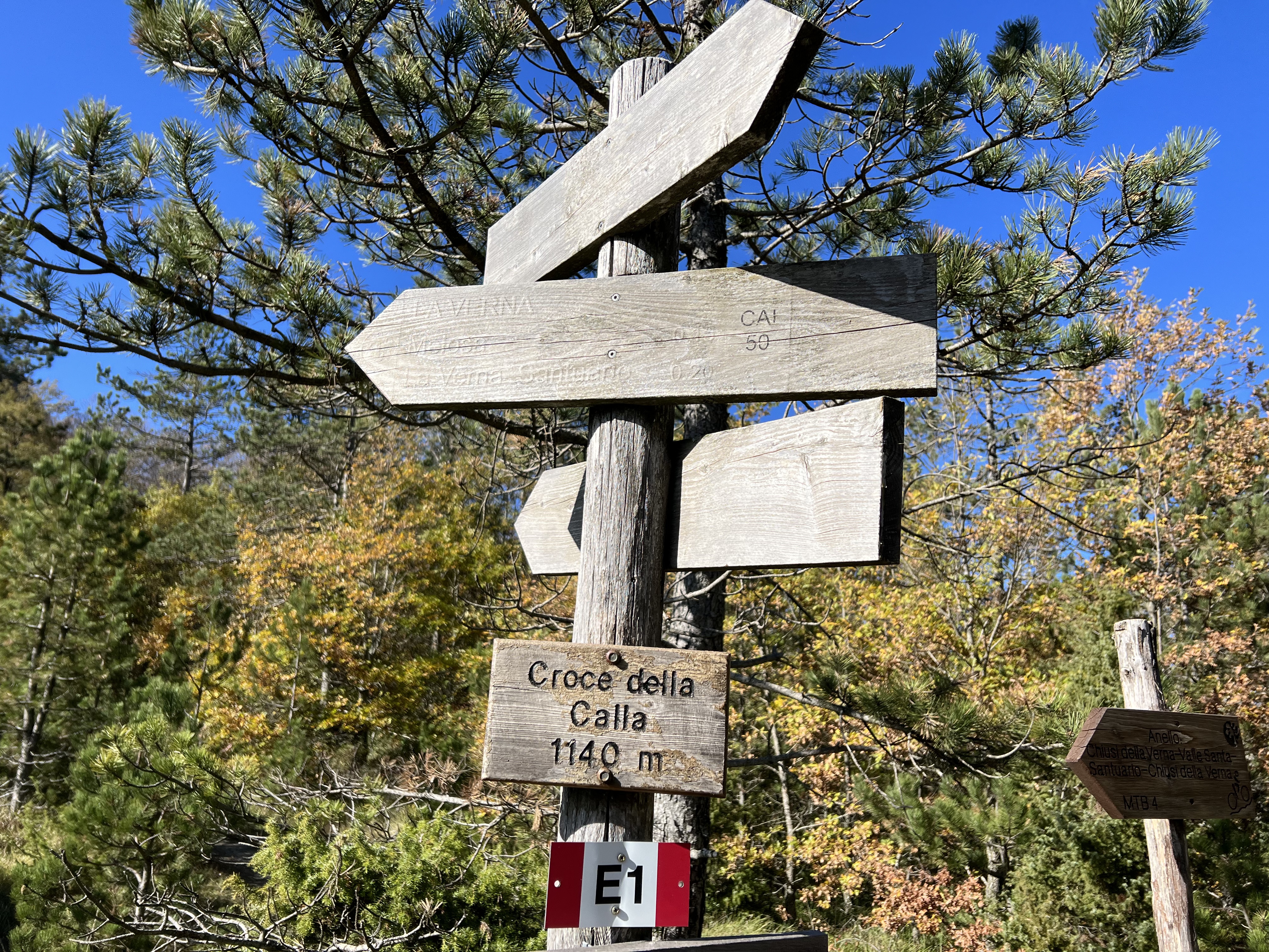 L'incrocio a Croce della Calla