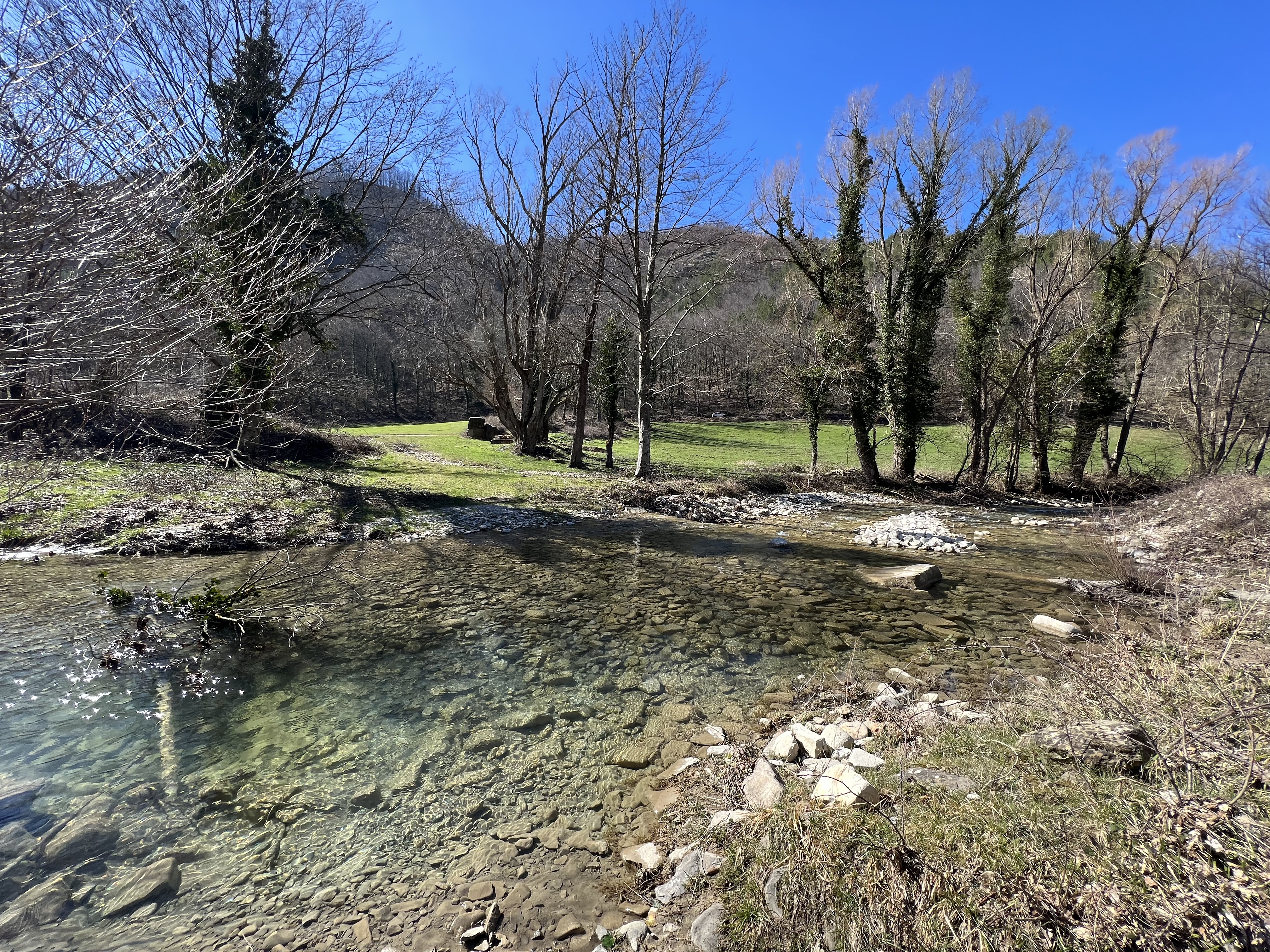 Guado finale in fondo al P2